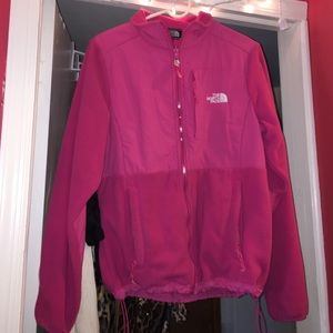 Hot pink North face jacket 💕