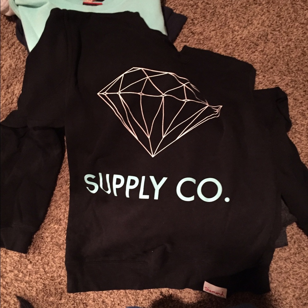 diamond supply crew neck