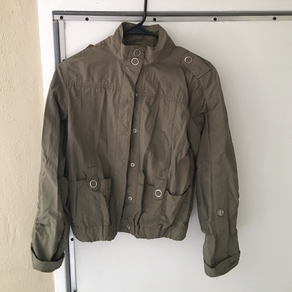 Fall green jacket