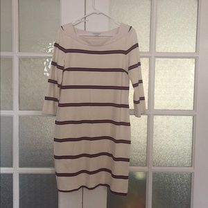 Banana Republic preppy boat neck dress