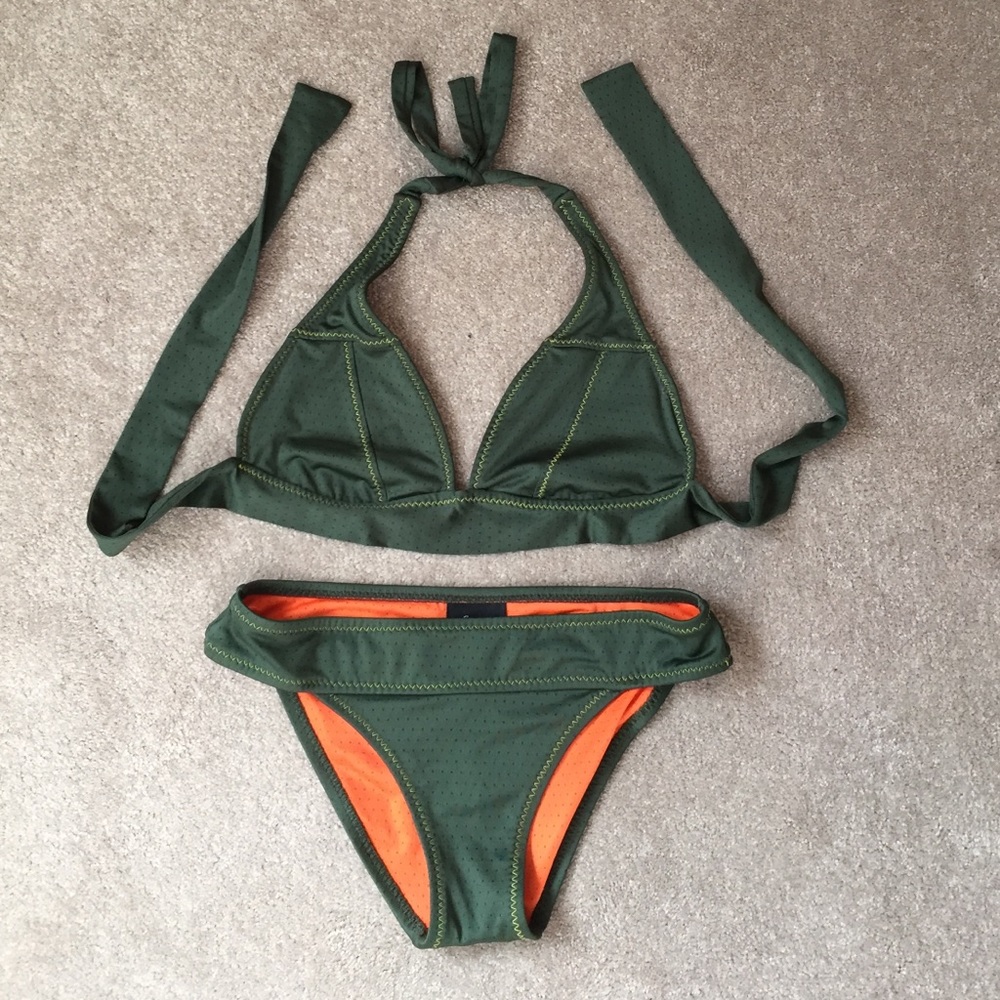 Army green Hurley bikini