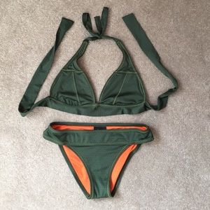 Army green Hurley bikini