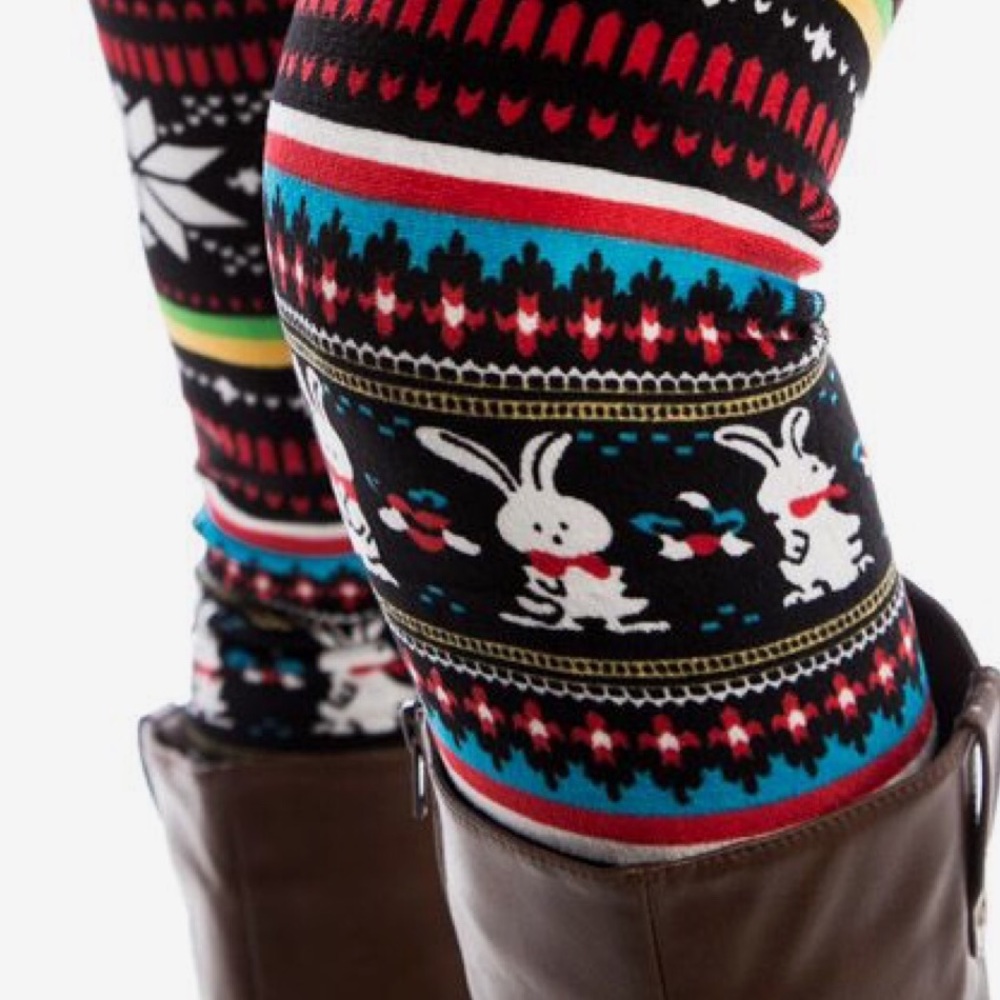 Velvety and warm Leggings One Size