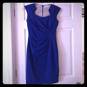 Royal Blue Calvin Klein Sheath Dress Size 2