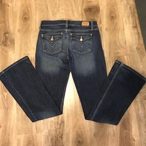 Levi's too super low 524. Sz 9