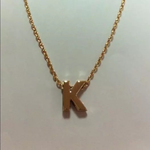 🎉RESTOCKED⚡️ MONOGRAM LETTER GOLD PLTD NECKLACES - Picture 3 of 3