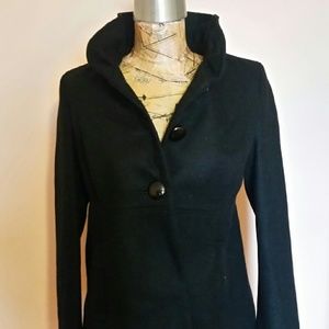 Old Navy ruffle collar wool jacket