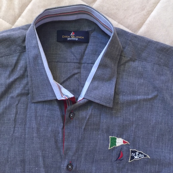 DUCA BLANCA yachting⚓️ Men's Shirt - Picture 3 of 3