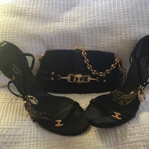 Guccishoes/matching evening bag