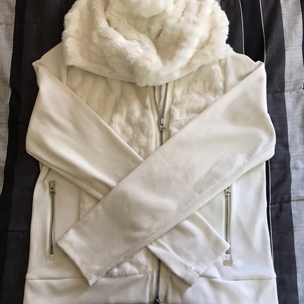 Armani Exchange 2012 Rabbit fur hoodie