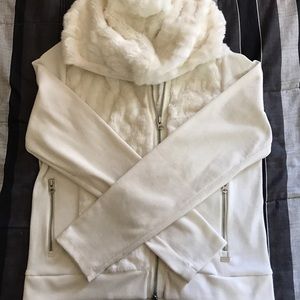 Armani Exchange 2012 Rabbit fur hoodie