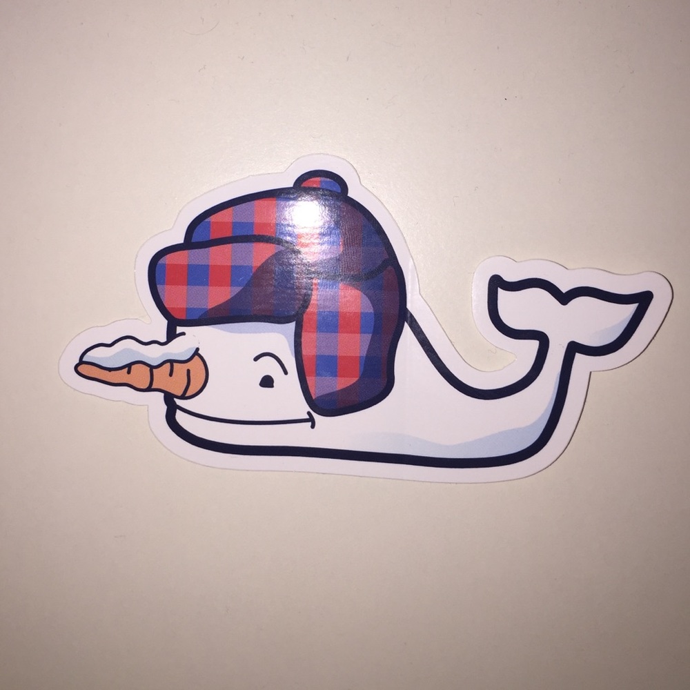 Seasonal Vineyard Vines Whale Sticker!