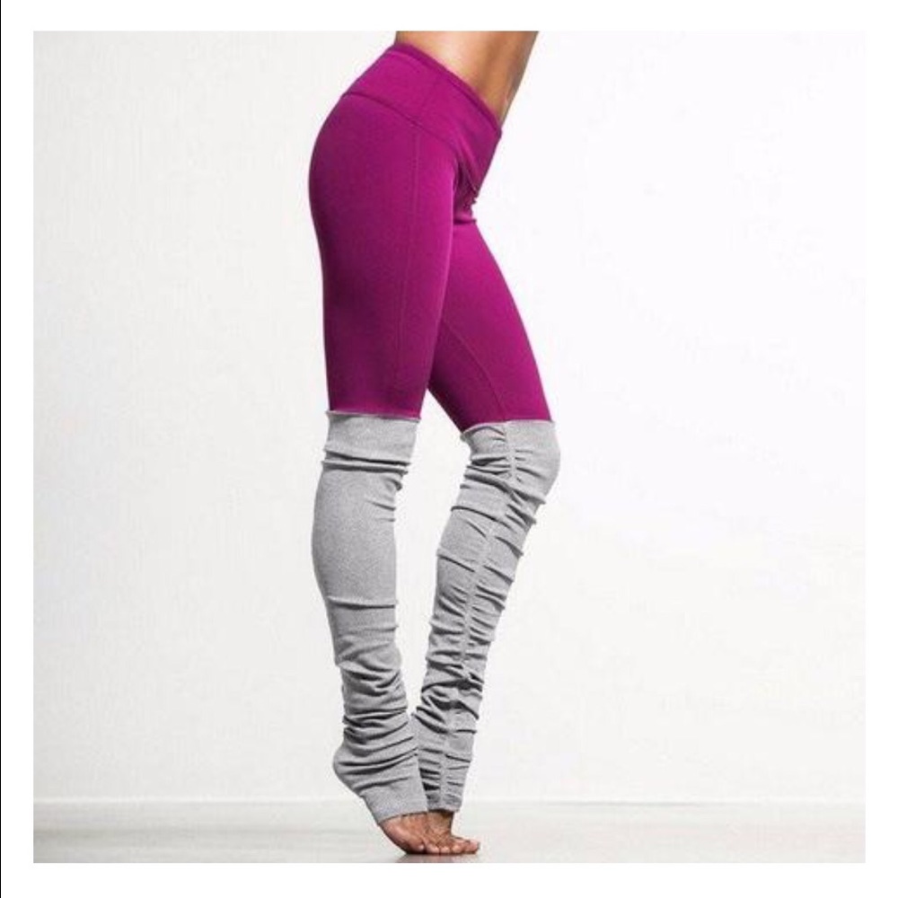 Pink and gray goddess style leggings *NWOT