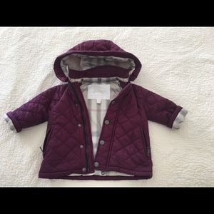 Burberry jacket with detachable hoodie