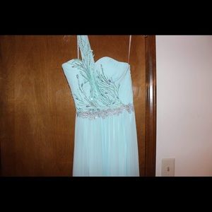 Light Blue Long Formal Dress