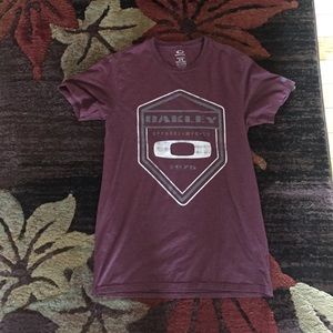 Maroon Oakley tee