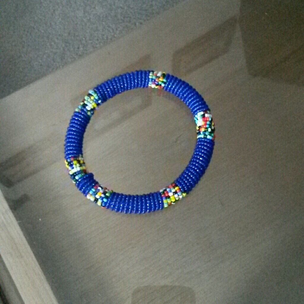 Bead Bangle Bracelet
