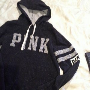 Black pink hoodie