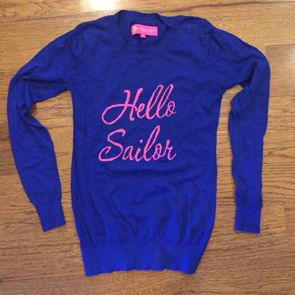 Royal blue sweater
