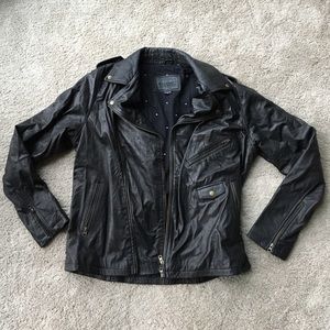 Zanerobe men's leather jacket!