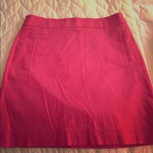 Size 10 Banana Republic pink stretch knit skirt