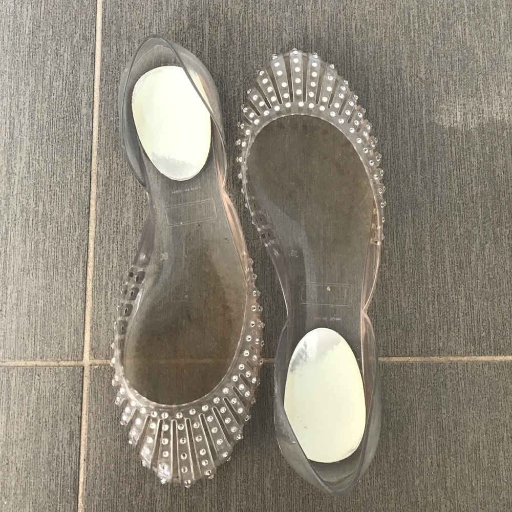 Stuart Weitzman Jelly Ballerina Flats Size 38