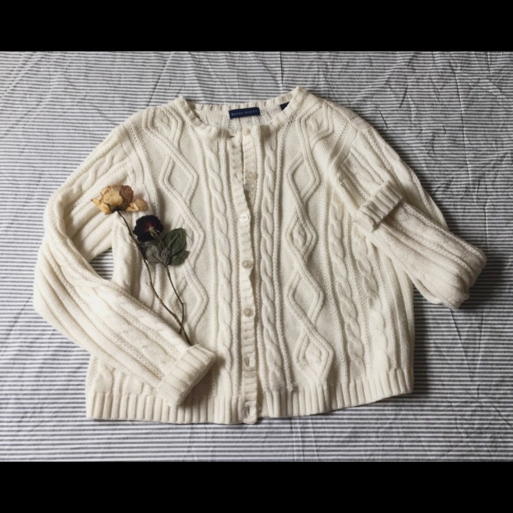 Vintage Cream Cardigan