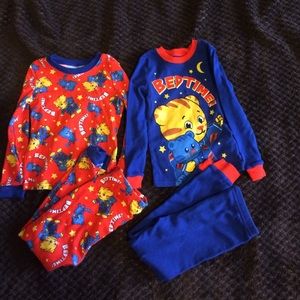 Daniel Tiger Toddler Pajamas (2 sets included)
