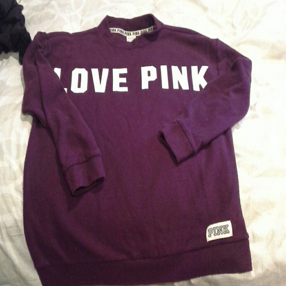 Burgandy pink hoodie