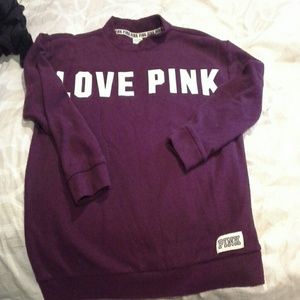 Burgandy pink hoodie