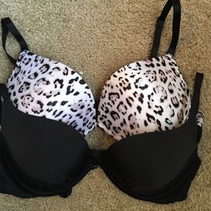 Victoria Secret and Frederick Intimate Lace braw