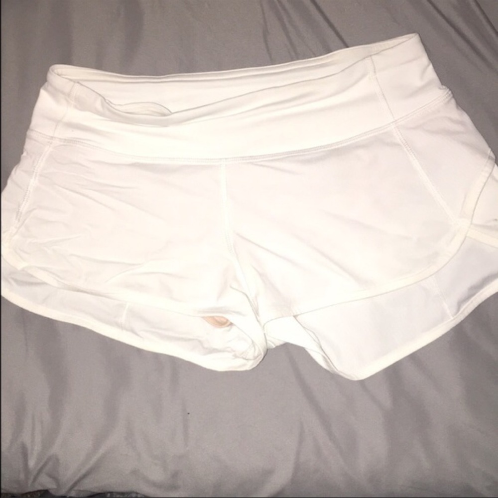 Lululemon white shorts