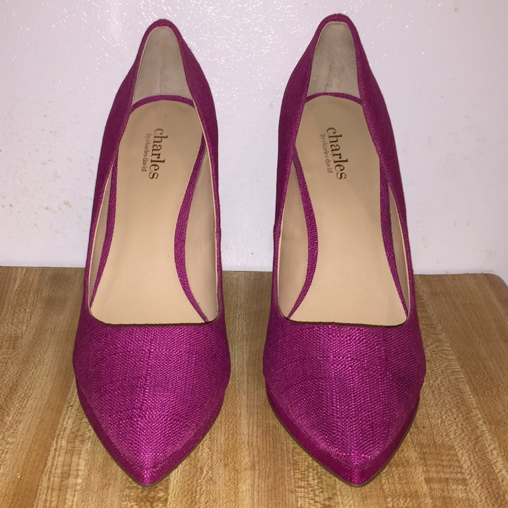 Charles David Magenta/Fushia/Pink Heels Size 9 NEW