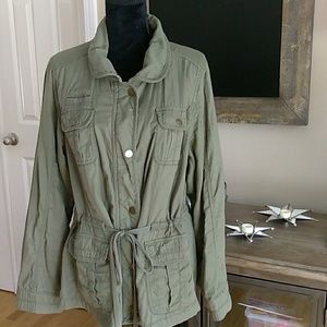 Lane Bryant Military Utility Jacket