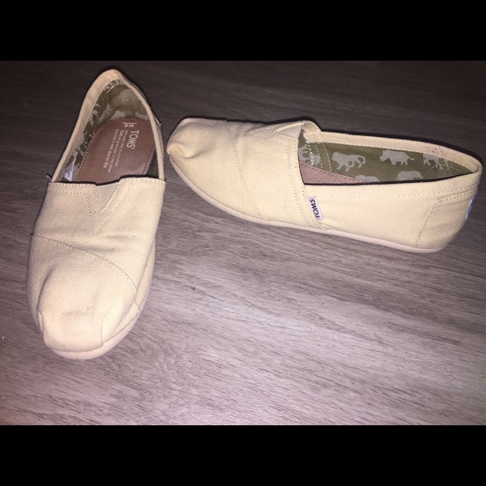 Cream color Toms
