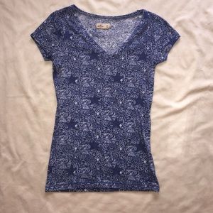 Blue pattern shirt