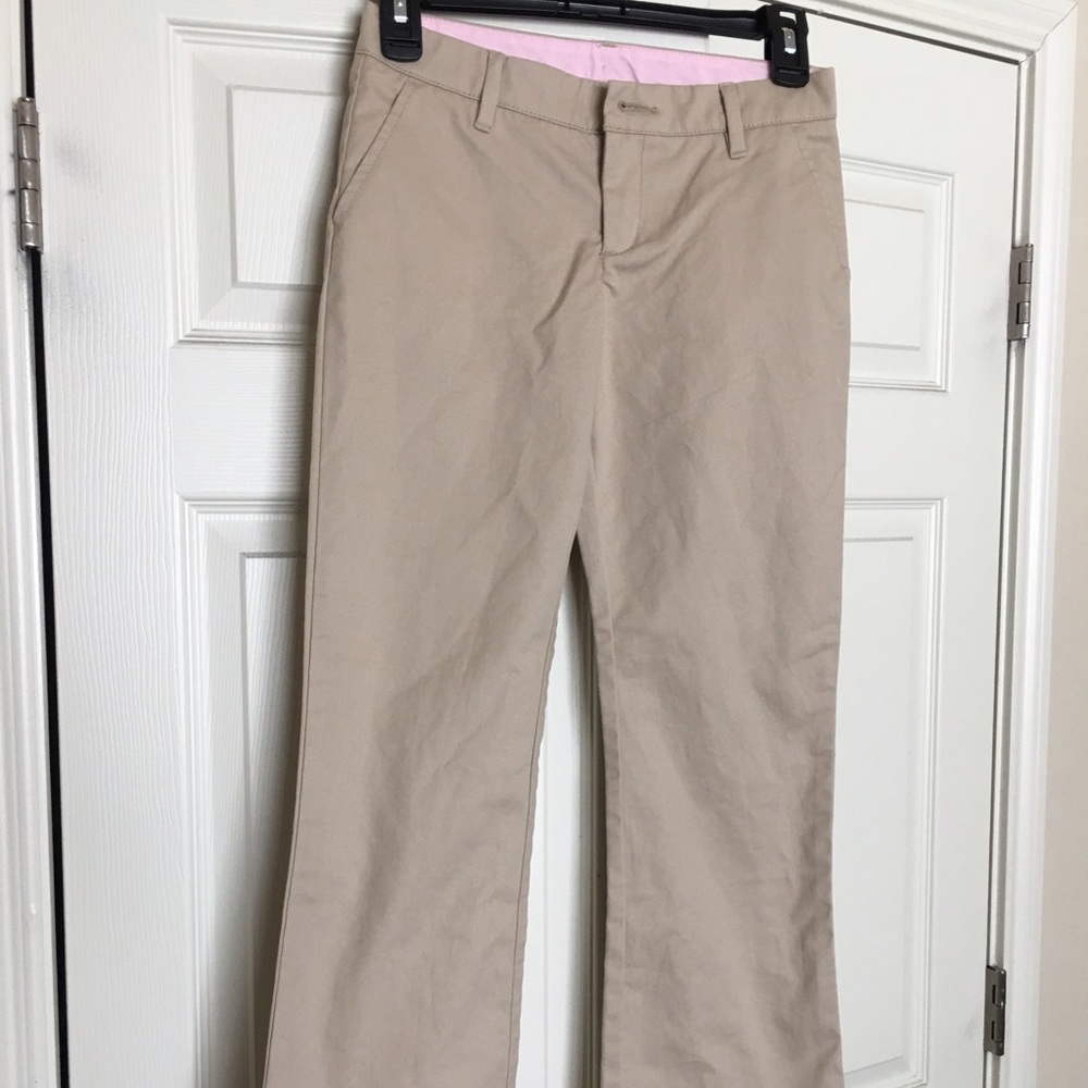 Girls Gap khaki uniform pants