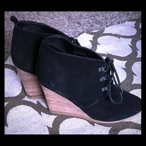 Size 10 Black Suede Booties