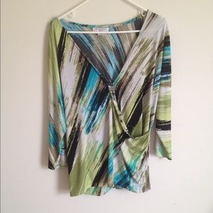 Beautiful wrap top by Liz Claiborne