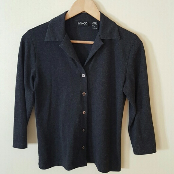Three quarter length button up shirt - Picture 2 of 4