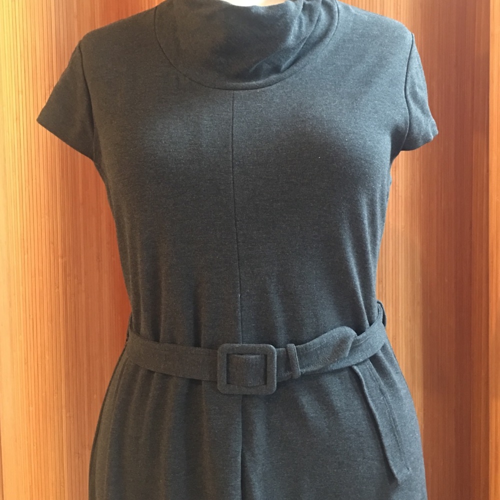 Banana Republic jersey knit belted dress 16 TALL