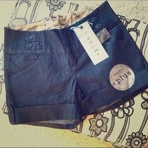 Torrid Boom Boom Plus Size Denim Shorts