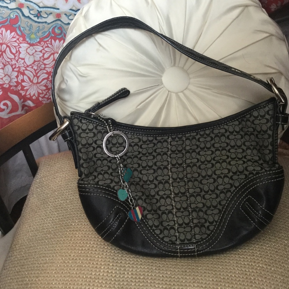Coach purse with Coach keychain!!!