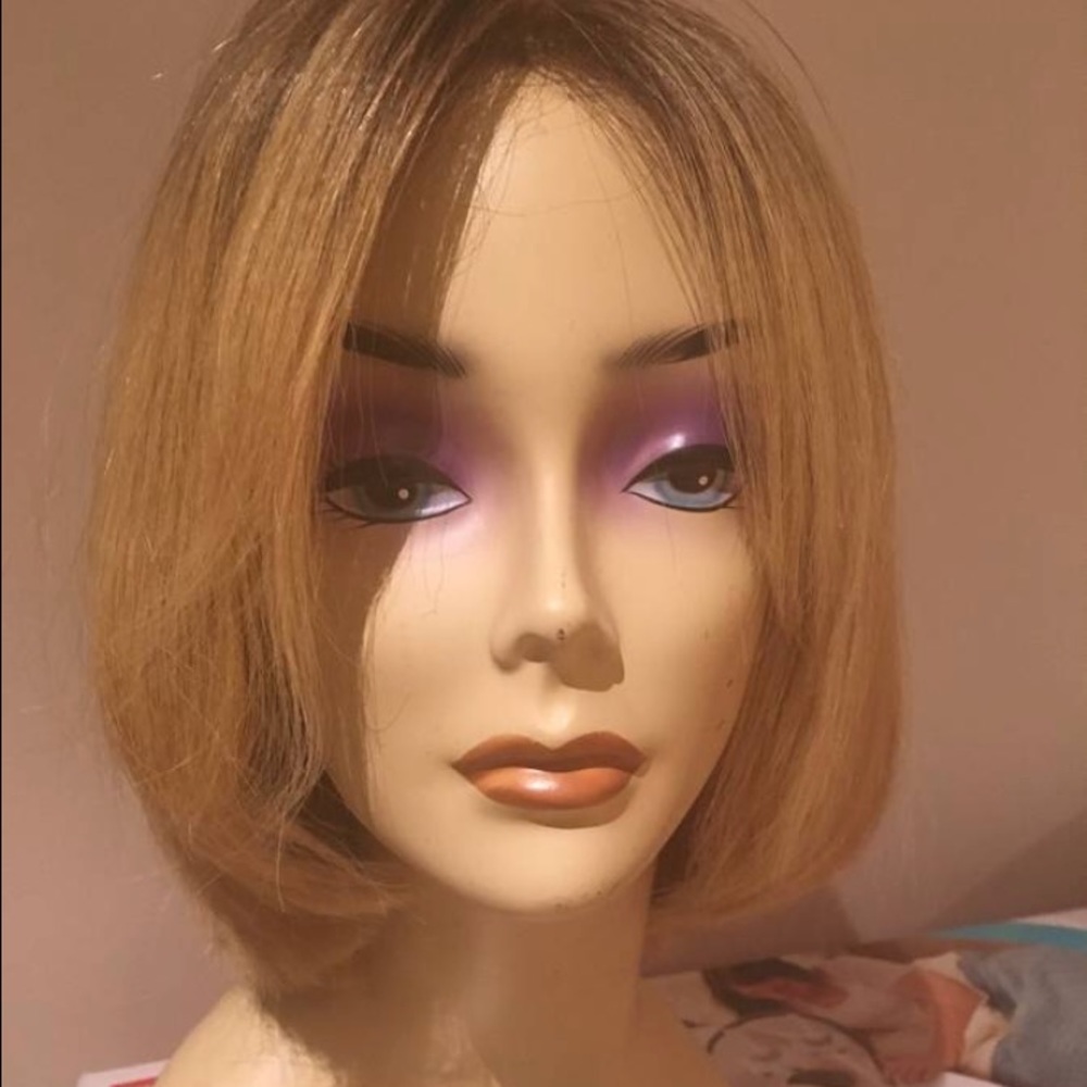 100% Human hair ombré short wig