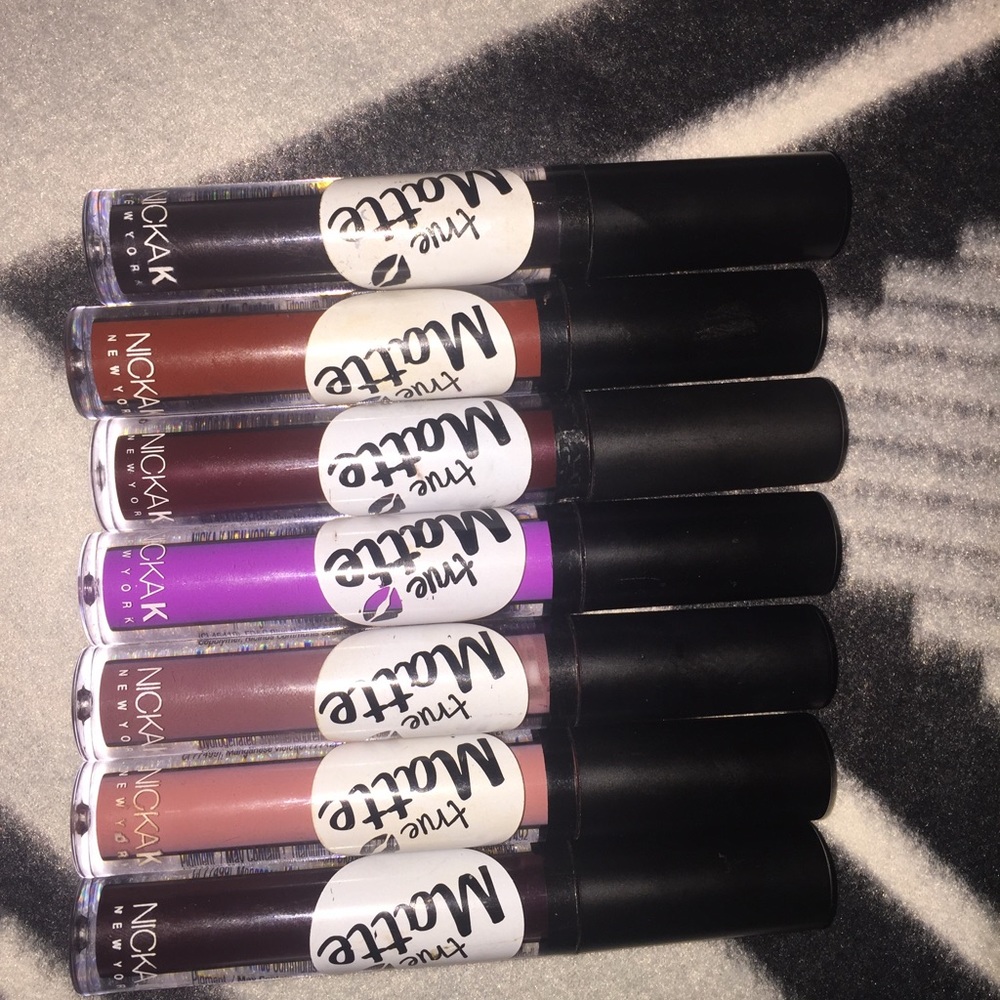 💄Lot of Nicka K true matte lipsticks 💄