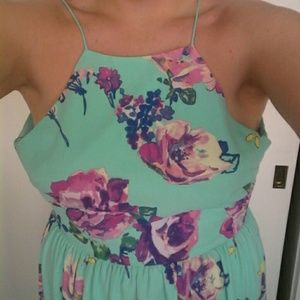 Floral maxi dress