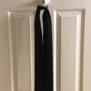 Thin Black Scarf