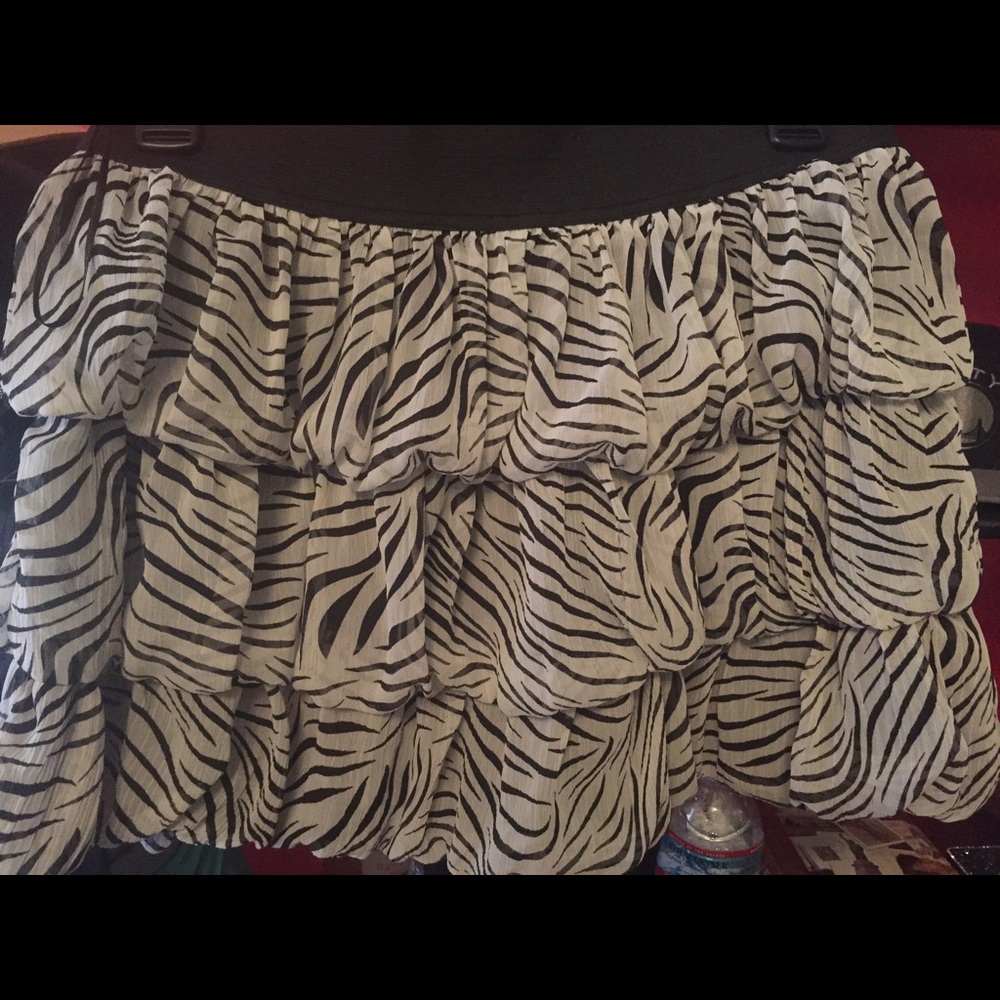 Zebra skirt