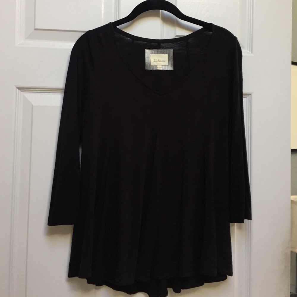 Cute black top from anthropology