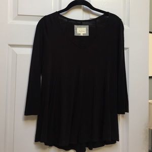 Cute black top from anthropology